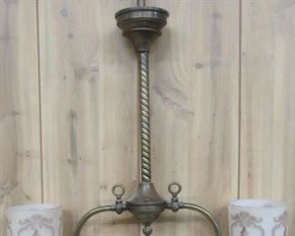 Hanging Double Light Fixture