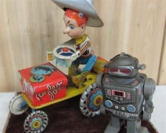 Vintage Tin Windup Toys