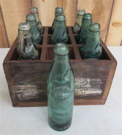 Glass Bottles w/Crate