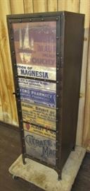 Decorative Metal Storage Cabinet