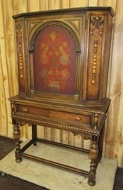 1920's Berkey & Gay Blind Door China Cabinet