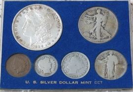 U.S. Silver Dollar Mint Set