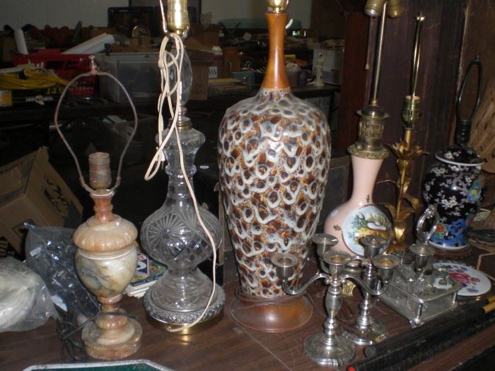 several lamps 