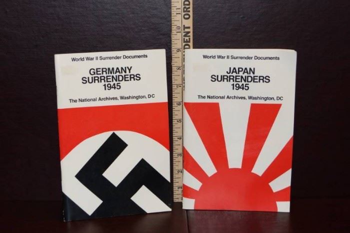 World War II Surrender Documents Japan  Germany