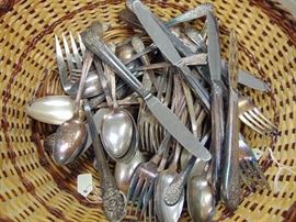 Basket of Dinnerware