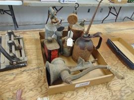 Torches, Oil Can, Grinder