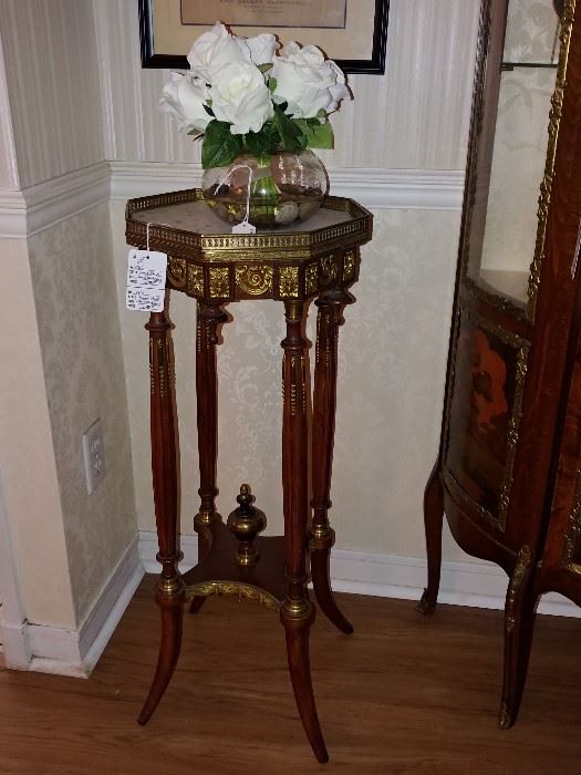 1880's French Mahogany Plant Stand
