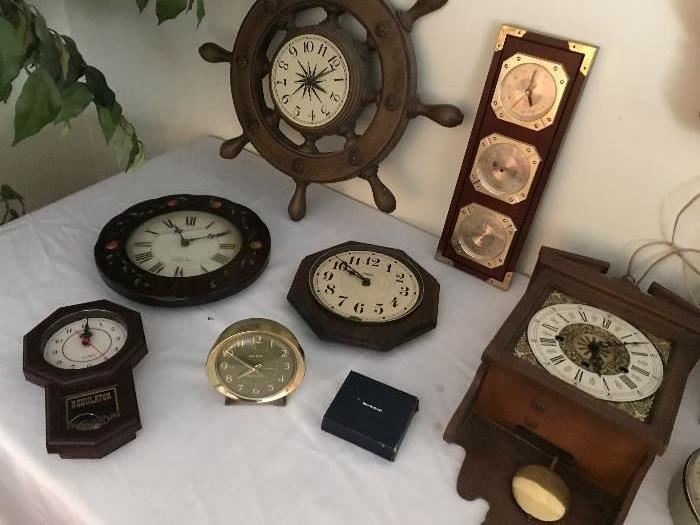Clock collection - Antique and Vintage