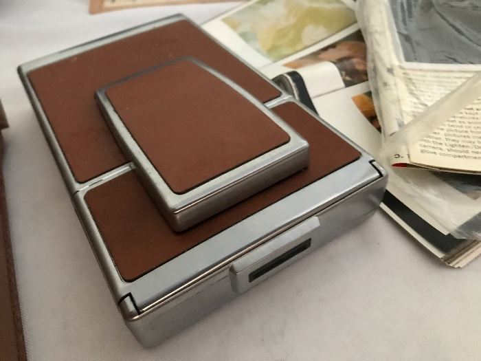 Poloroid Land Camera and case