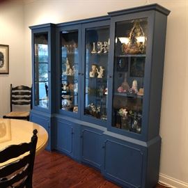Gorgeous Cornflower blue buffet/ china hutch 87.25 W. 81" T, 15"D Buy this beauty now for $495