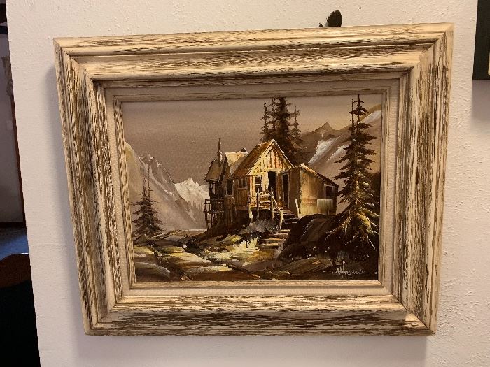 Richard Wagner (colorado 1923-2009) painting signed