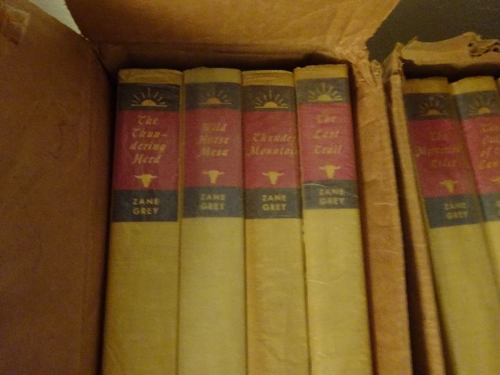 Zane Grey 61 book set. 