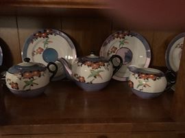 Antique tea set from Japan