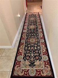 2 matching hallway runners