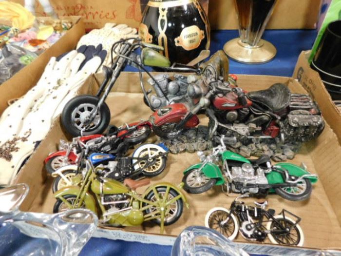 Diecast motor cycles