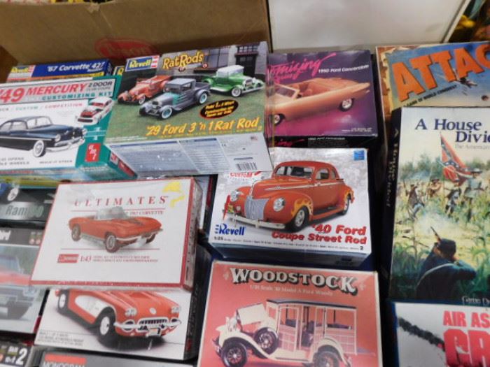 Vintage model car kits