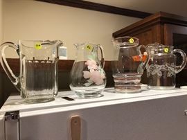 glass pitchers