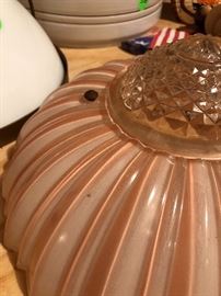 vintage glass light fixture covers