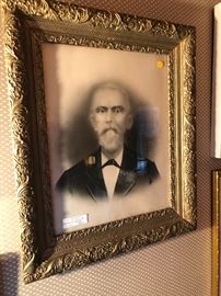 ornate antique framed photo