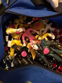assorted Power Rangers action figures