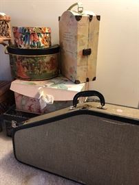 hat boxes, storage containers