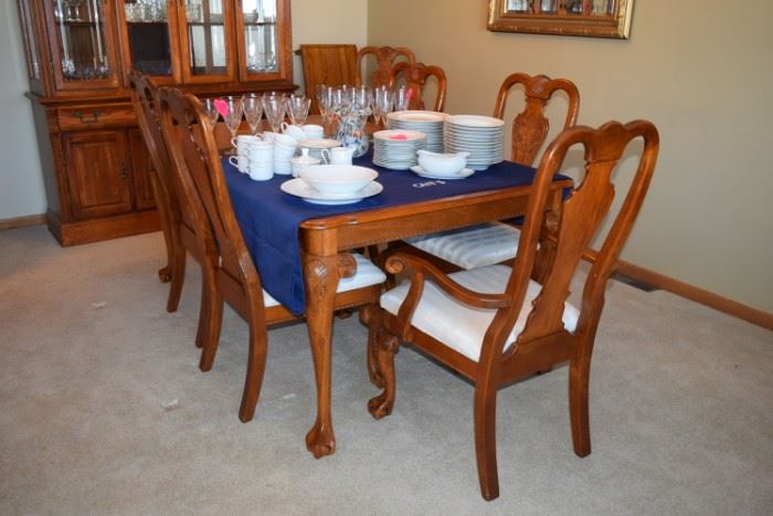Dining Room Table & Chairs, China Set