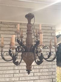 French country style chandelier 