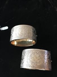 14K Antique gold cuffs