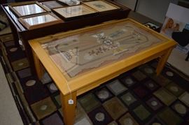 I. Lee Southwestern sand design coffee table