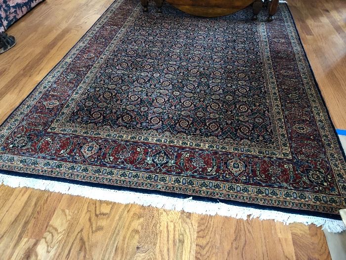 Rug was purchase from Front Gate measures 75" x 108"