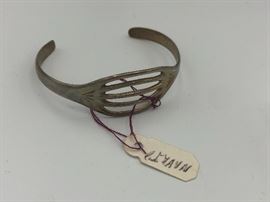 Item Number B09. Tag says Navajo. Unmarked.  Child's bracelet.