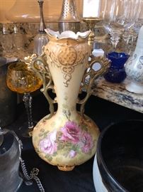 Austria Royal Lichtenstein- handpainted vase.