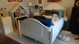 Pottery Barn full size canopy bed