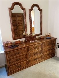 Large Dresser with Mirrors
