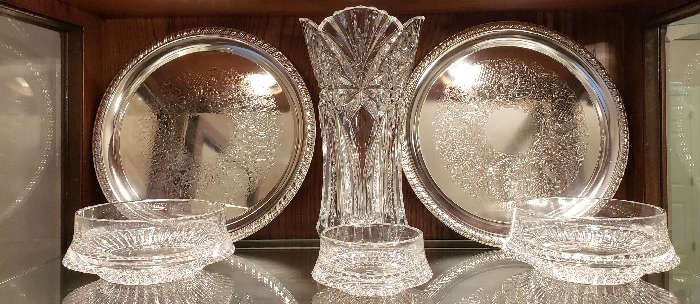 More of the Collection of the Crystal & Silver Plate