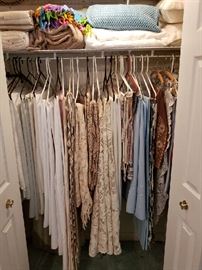 Large Collection of Linen Table Clothes, Runners & Towels