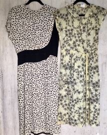 1940s and 50s dresses