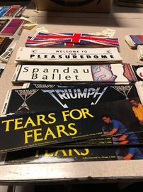 80s Rock Bumper Stickers
