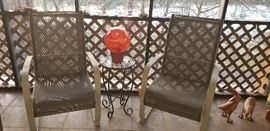 Patio chairs