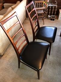 Danish  Koefoed Hornslet Stamped 6 Chairs Total  great condition