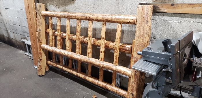King Size Rustic Bed Frame