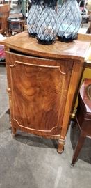 Curved Front Cabinet
