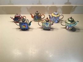 Kelvin Chen Enamel Teapot Collection