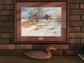 Killen Pheasant Country Signed and Numbered Print Duck Decoy