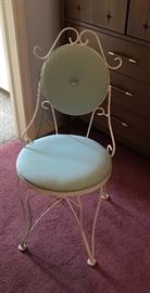 Vintage vanity chair