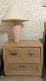 Stanley night stand; lamp
