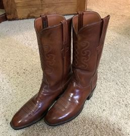 Lucchese leather boots (men's)
