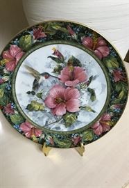 The Imperial Hummingbird plate