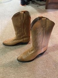 Justin leather boots, men's