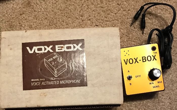 Vintage Vox Box microphone